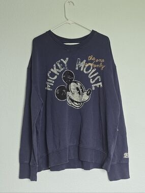 Mickey Mouse Navy Graphic Sweatshirt